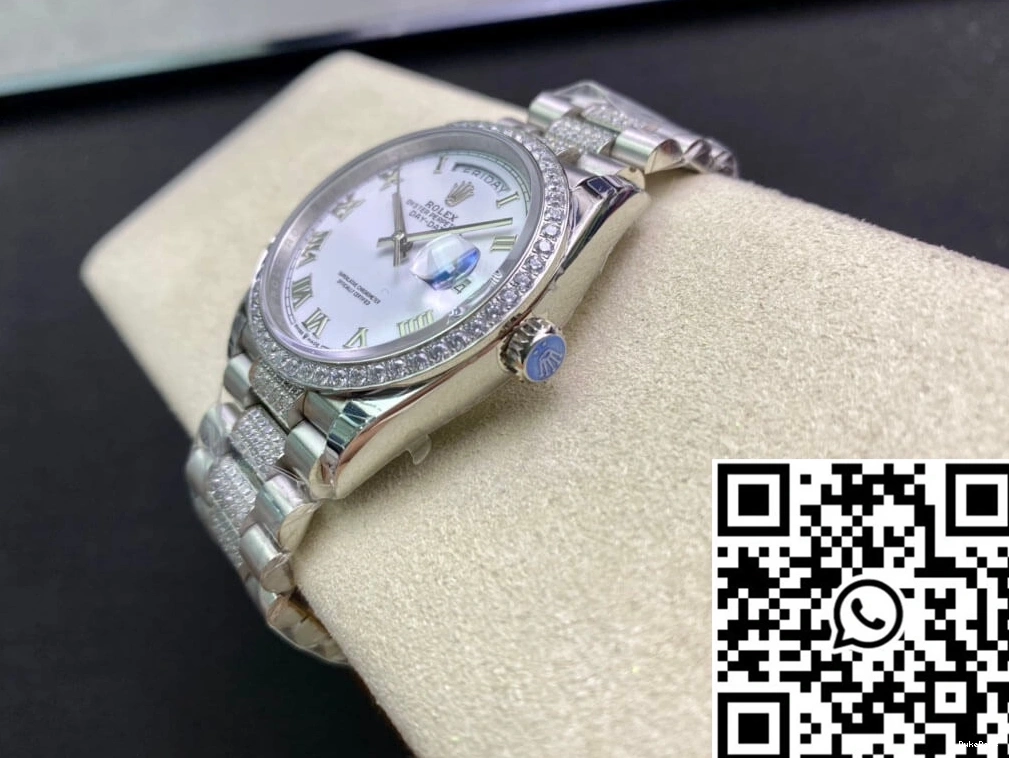 Factory M128349RBR-0026 Date Day EW Rolex Bezel Diamond-Set 0925